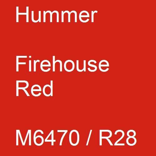 Hummer, Firehouse Red, M6470 / R28.